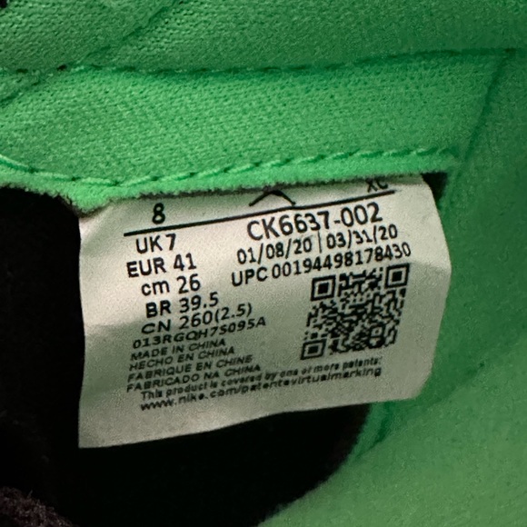 2020 Air Jordan 1 High Zoom “Zen Green” - Picture 11 of 13